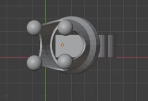 B Initial with Crown Pendant 3D print model_5