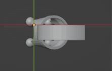 C Intial with Crown pendant 3D print model_2