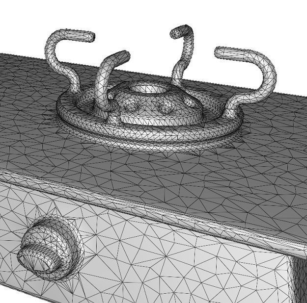 Spectacular Gas Stove Toy Low-poly 3D model_5