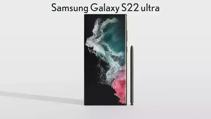 Samsung Galaxy S22 ultra with pen