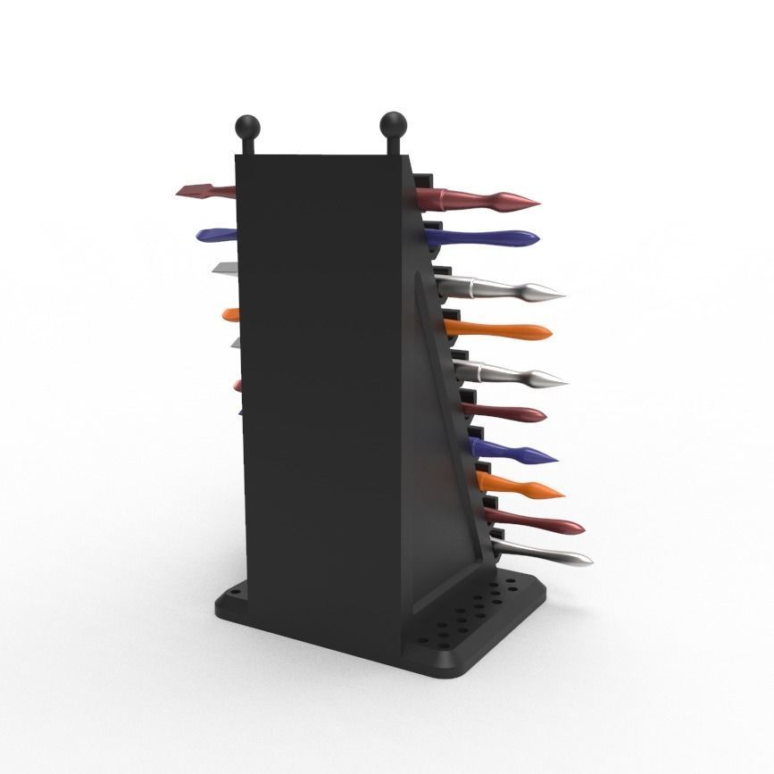 Dab Tool Holder Stand For 3D print model 3D print model_3