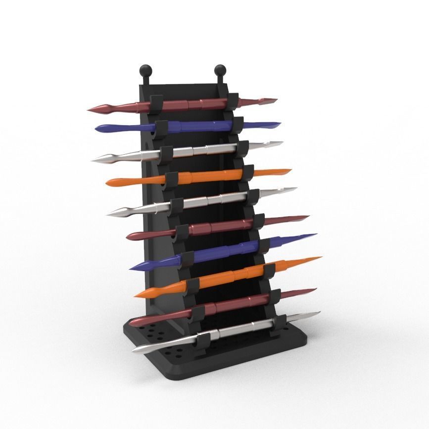 Dab Tool Holder Stand For 3D print model 3D print model_2