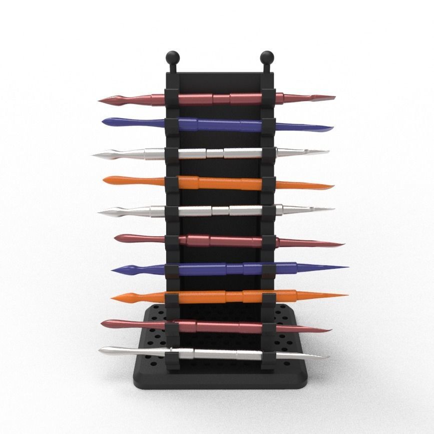 Dab Tool Holder Stand For 3D print model 3D print model_5