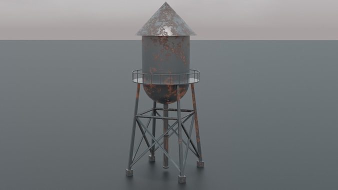 water tower Free 3D model