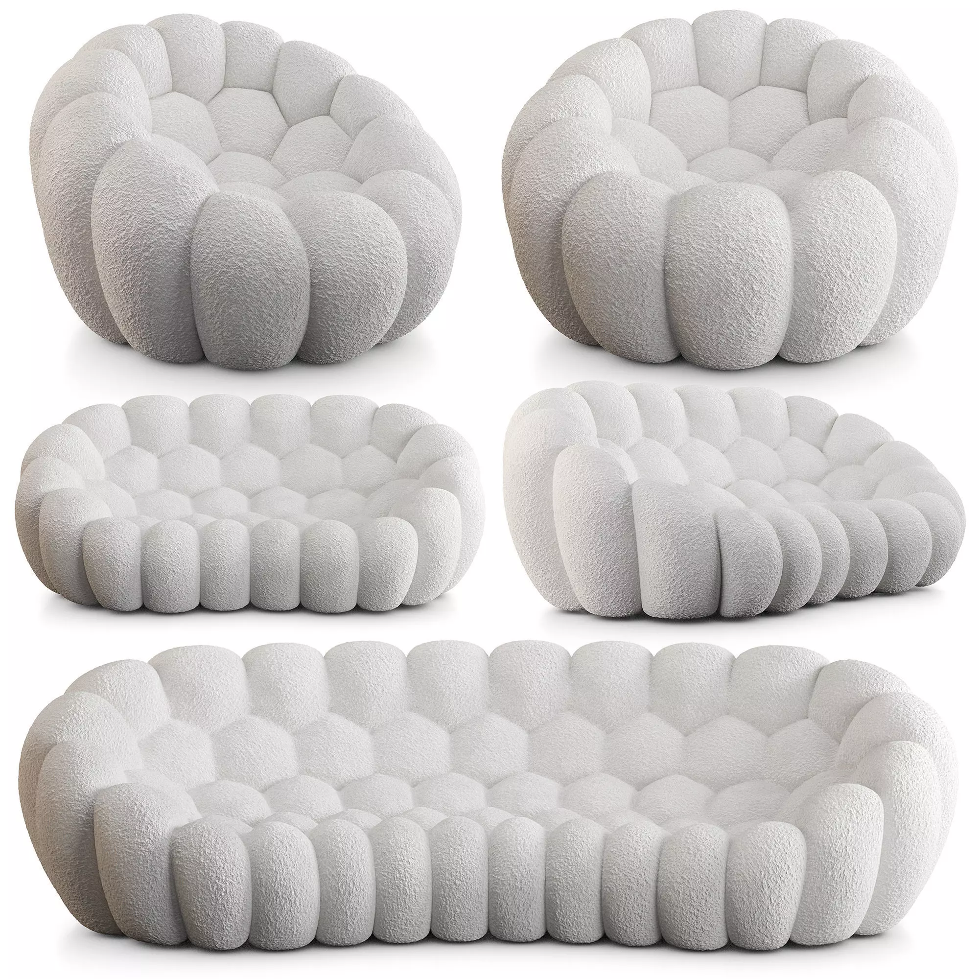 Roche Bobois Bubble 3D Model Collection_0