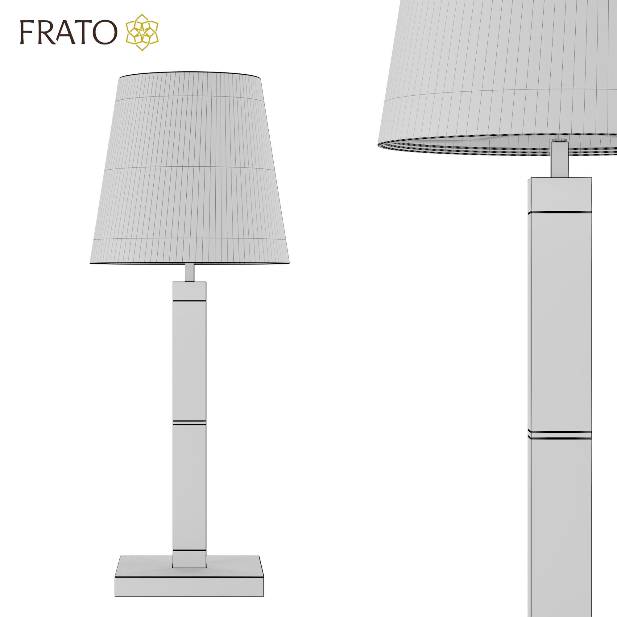 Hobart Table Lamp by FRATO 3D model_1