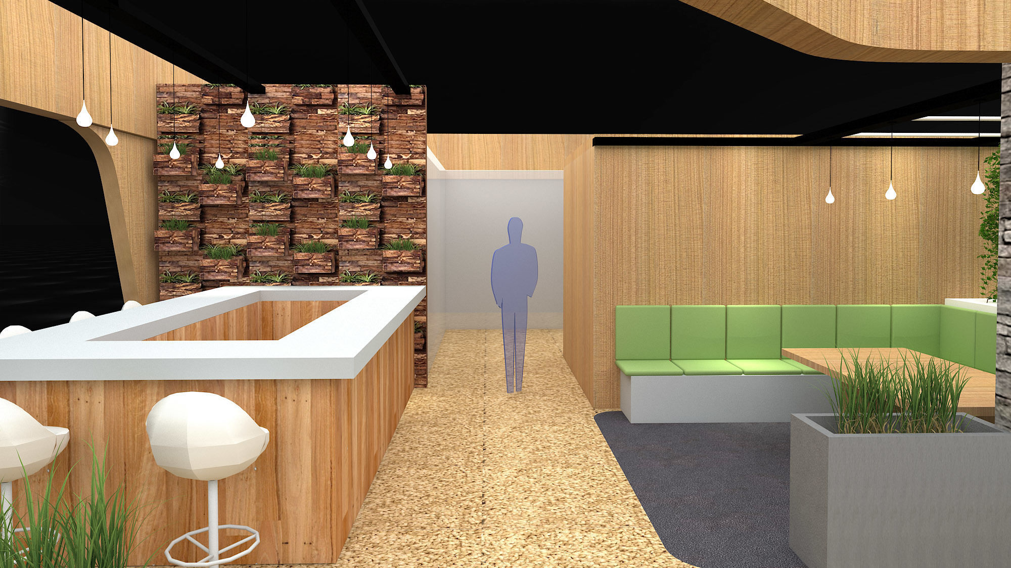 Custom Pavilion booth version 1 3D model_6
