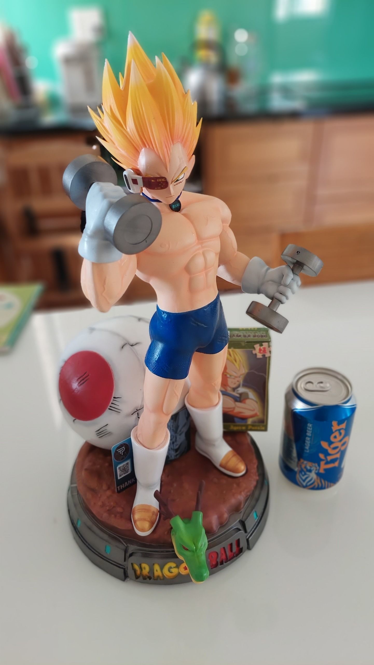 Vegeta with gym 3D print model_15
