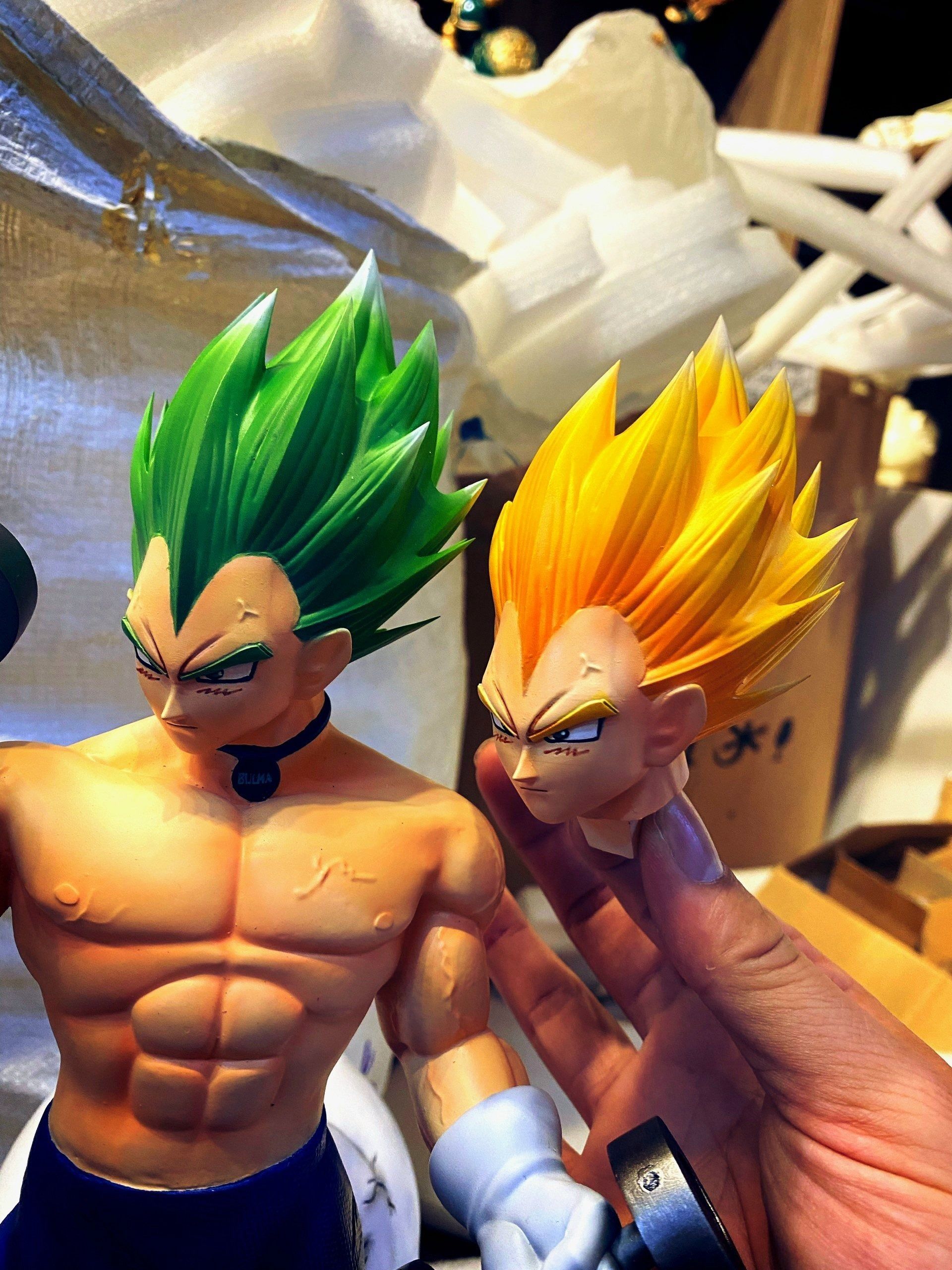 Vegeta with gym 3D print model_4