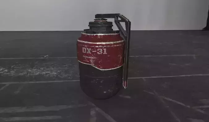 Grenade Lowpoly game 3D 