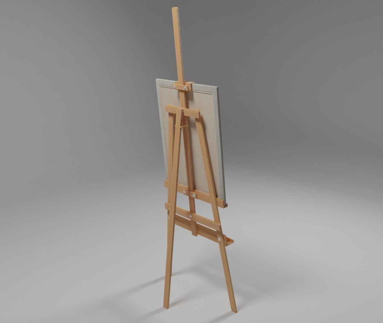Easel Free 3D model_1