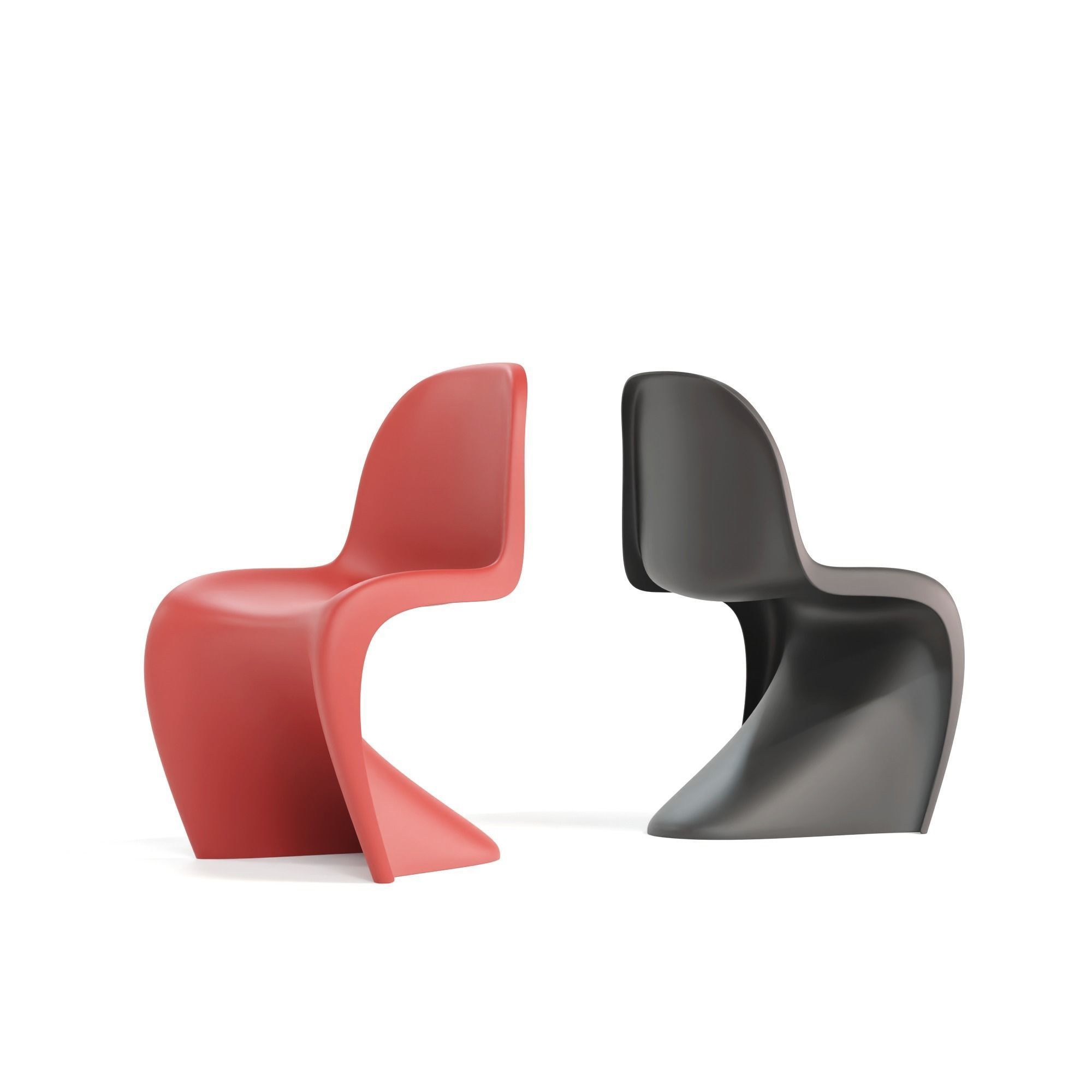 Panton Chair - All colors set 3D model_3