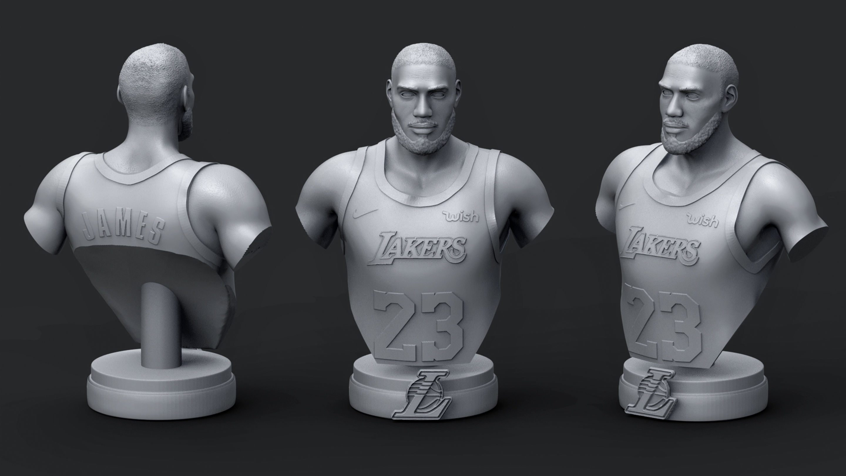 LeBron James 3D Printable 3 3D print model_1