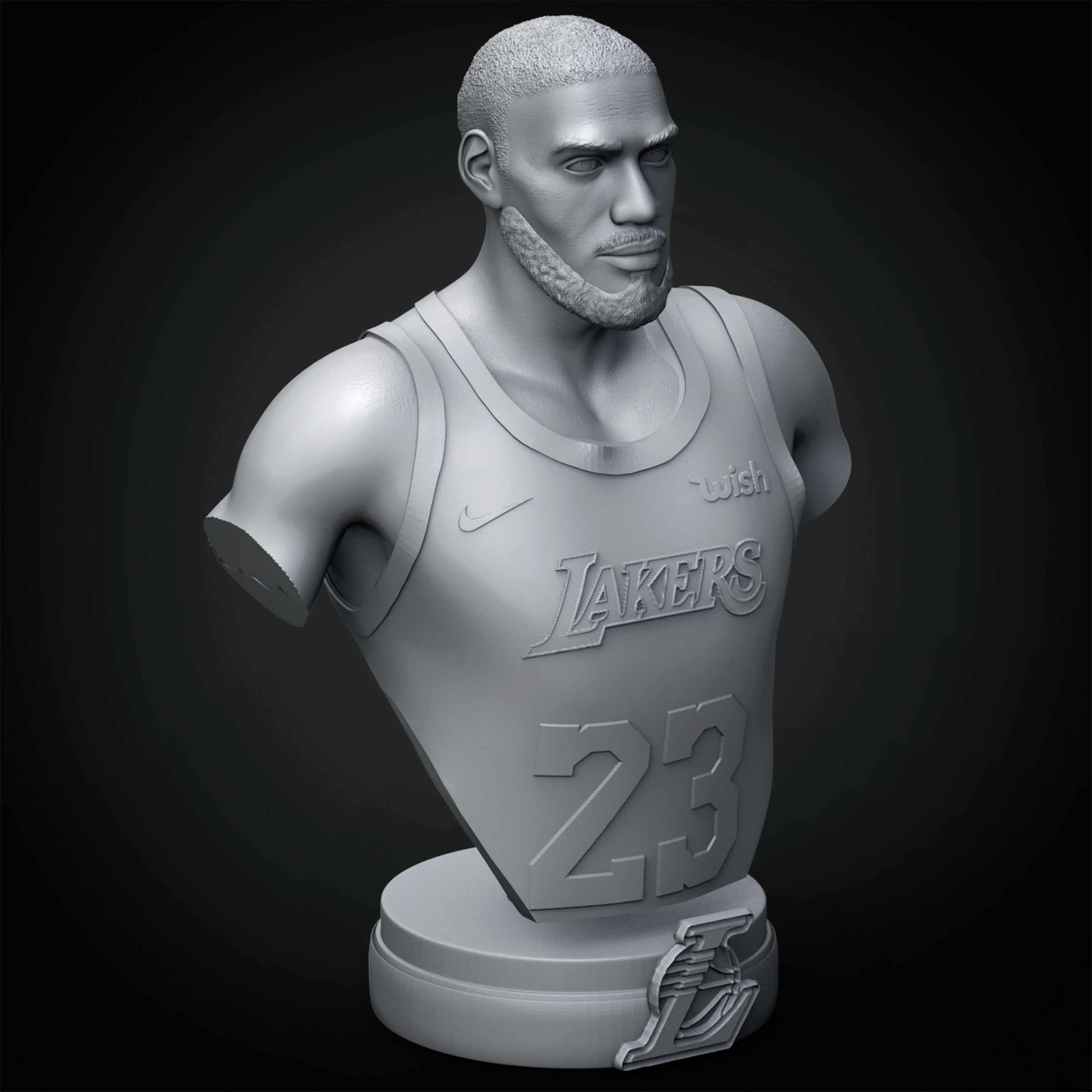 LeBron James 3D Printable 3 3D print model_14