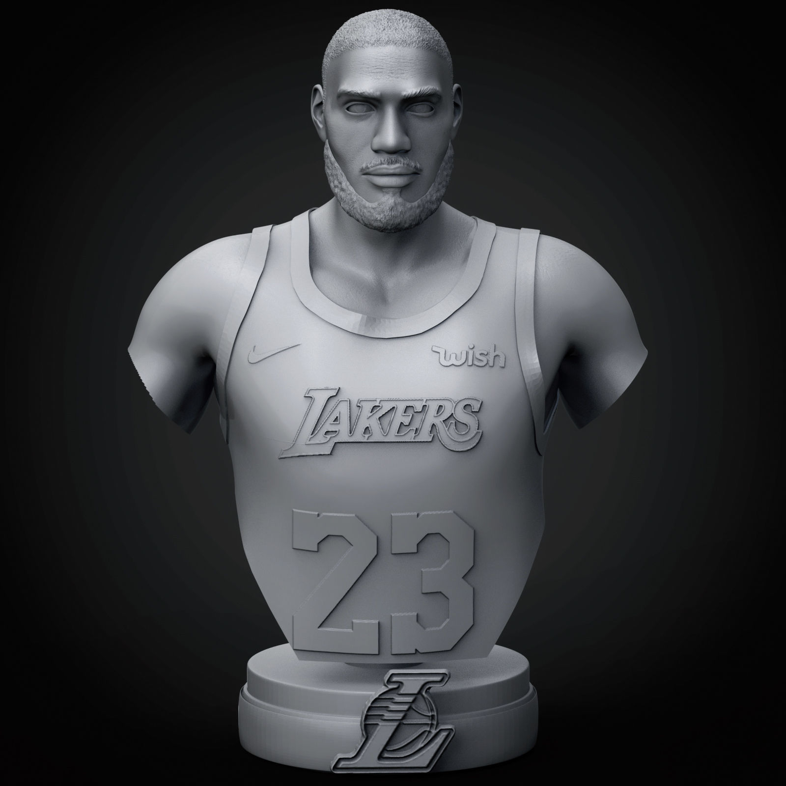 LeBron James 3D Printable 3 3D print model_8