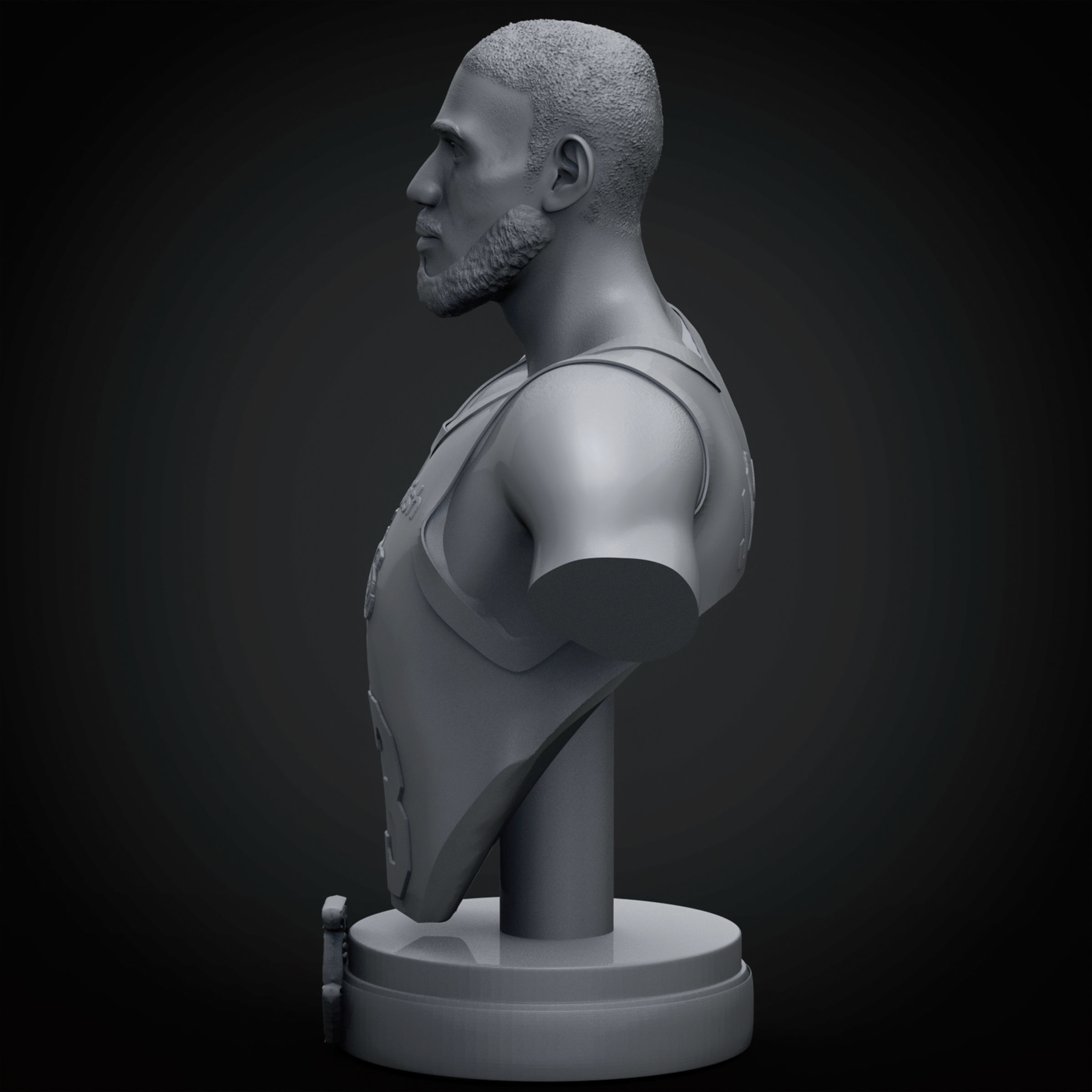 LeBron James 3D Printable 3 3D print model_11
