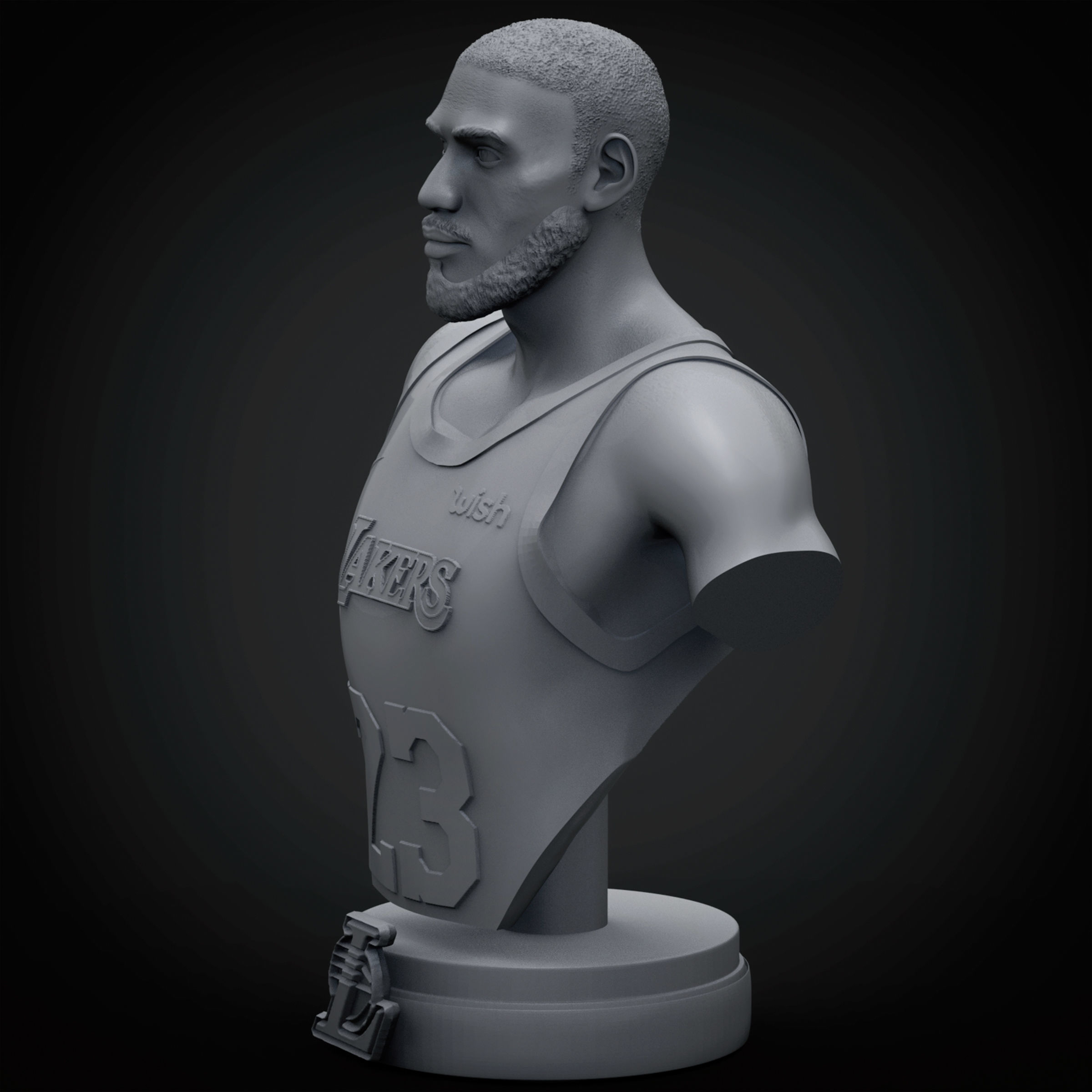 LeBron James 3D Printable 3 3D print model_10