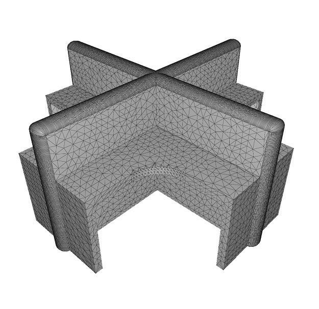 Cartoon Modular Workstation Low-poly 3D model_2