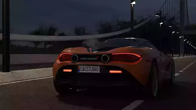  animated car driving on the road