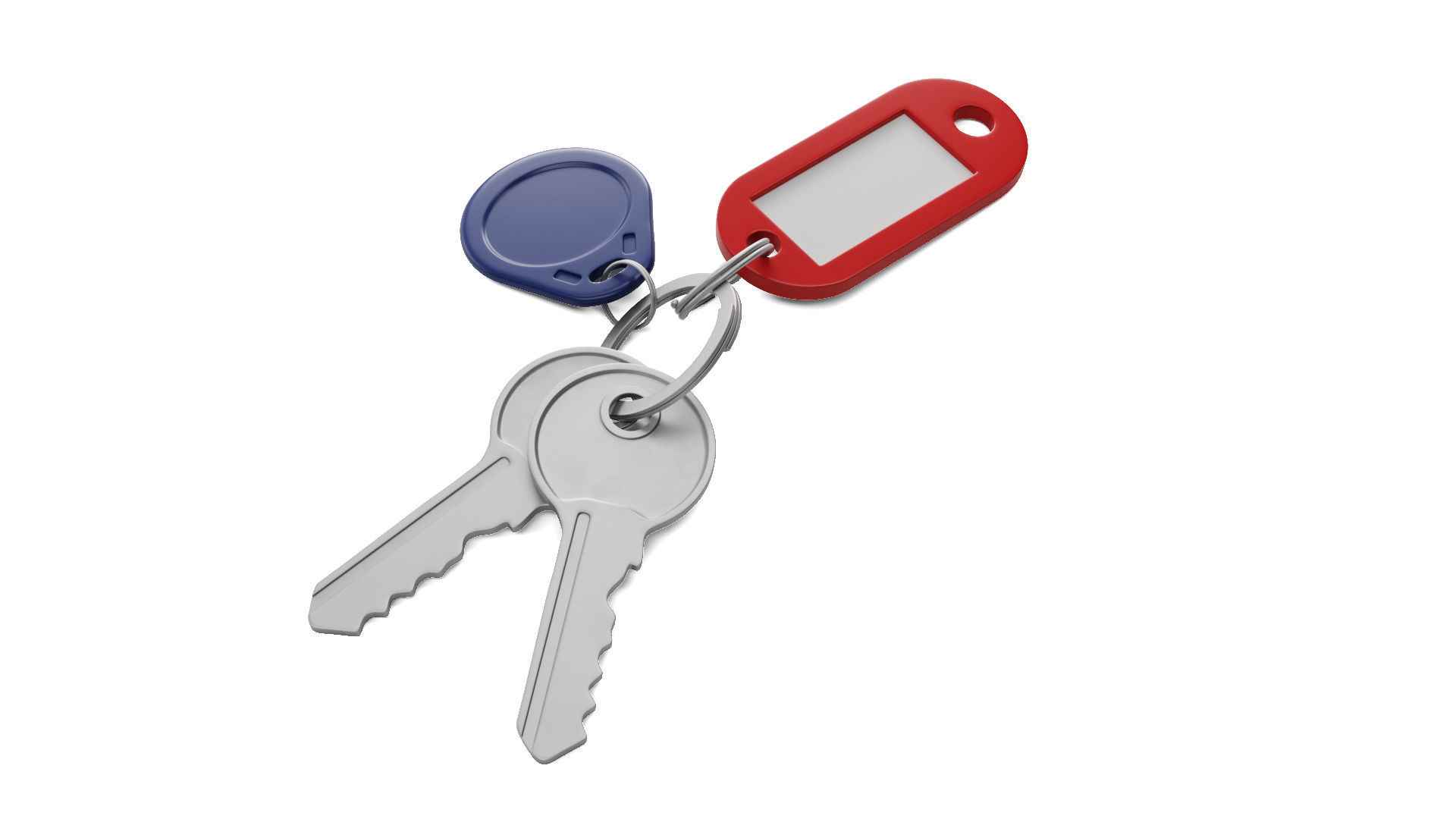 Keys and Tags 3D model_2