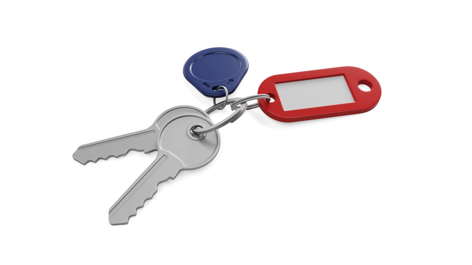 Keys and Tags 3D model_1