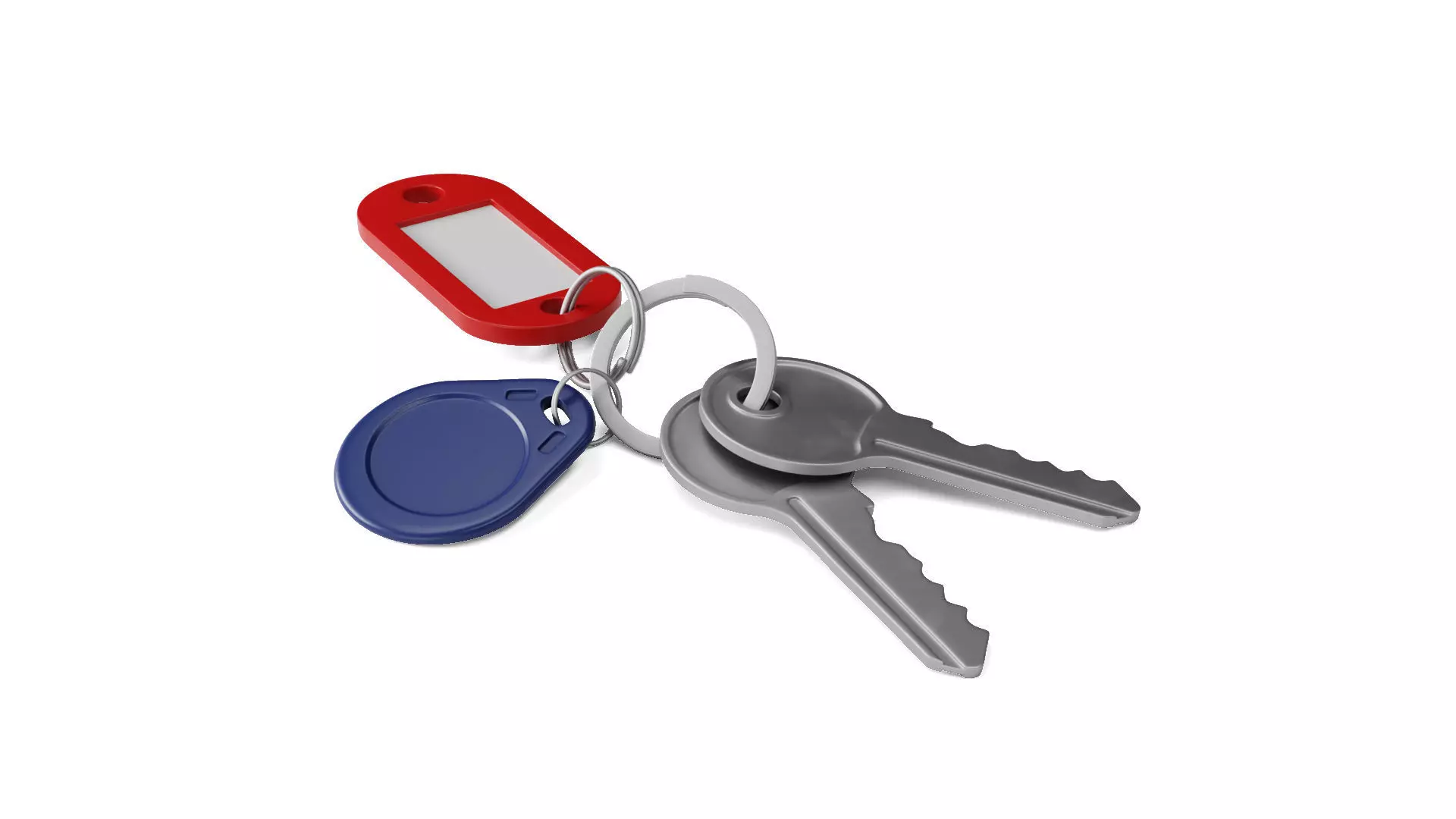 Keys and Tags 3D model_0