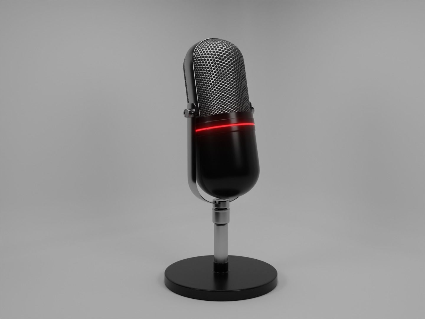 microphone 3D model_1
