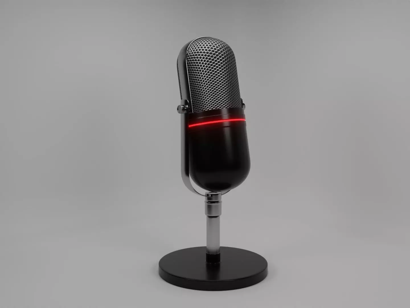 microphone 3D model_0