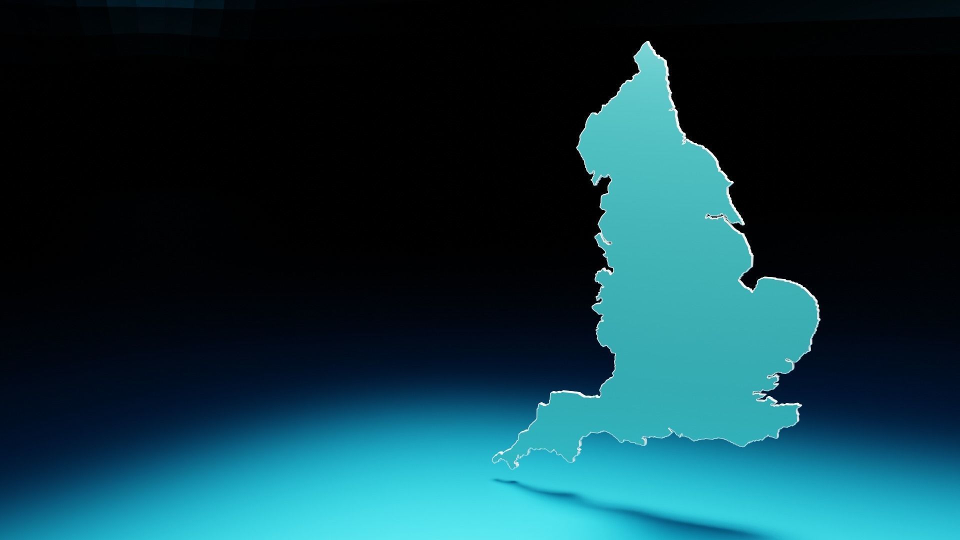 ENGLAND POLITICAL MAP LAYOUT Low-poly 3D model_21