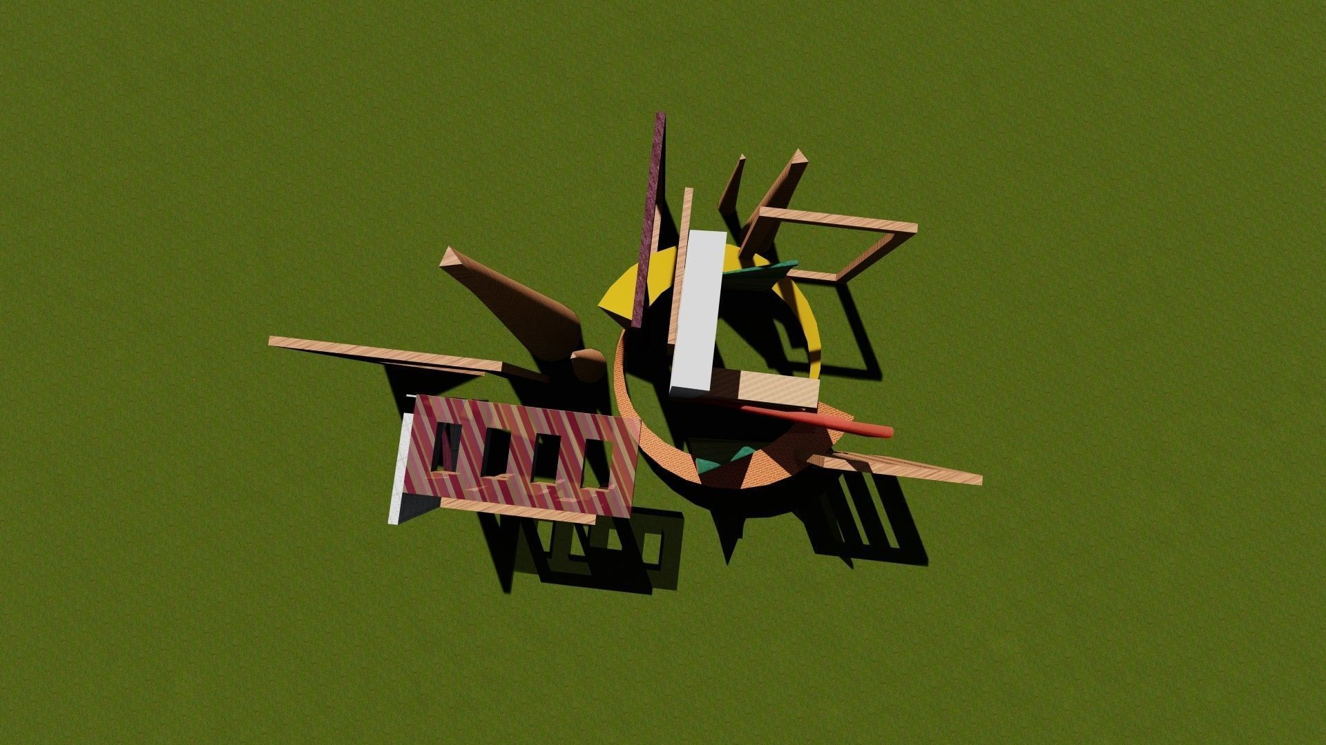 3D COMPOSITION abstract design 3D model_1