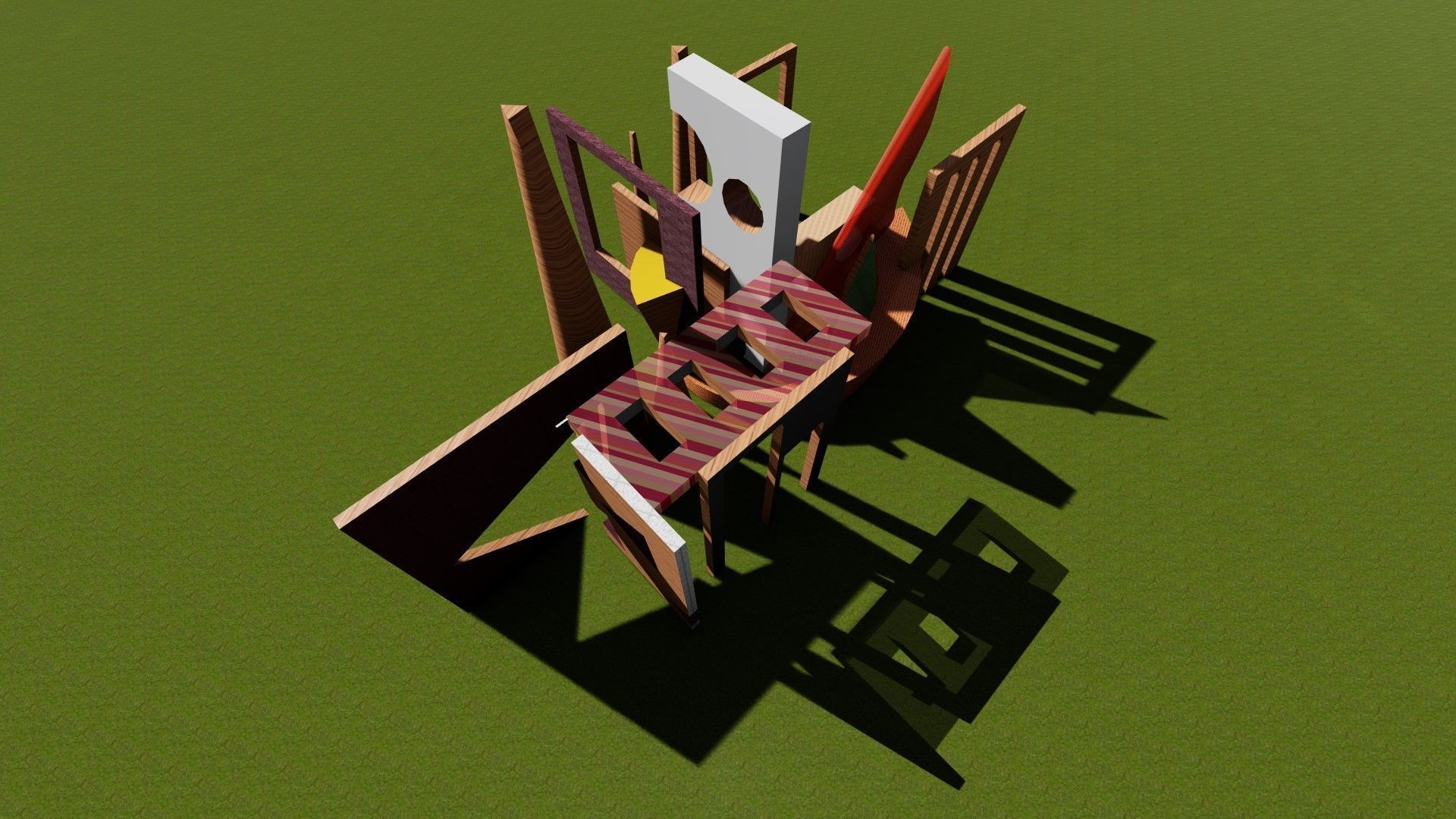 3D COMPOSITION abstract design 3D model_5