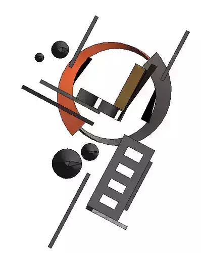 3D COMPOSITION abstract design