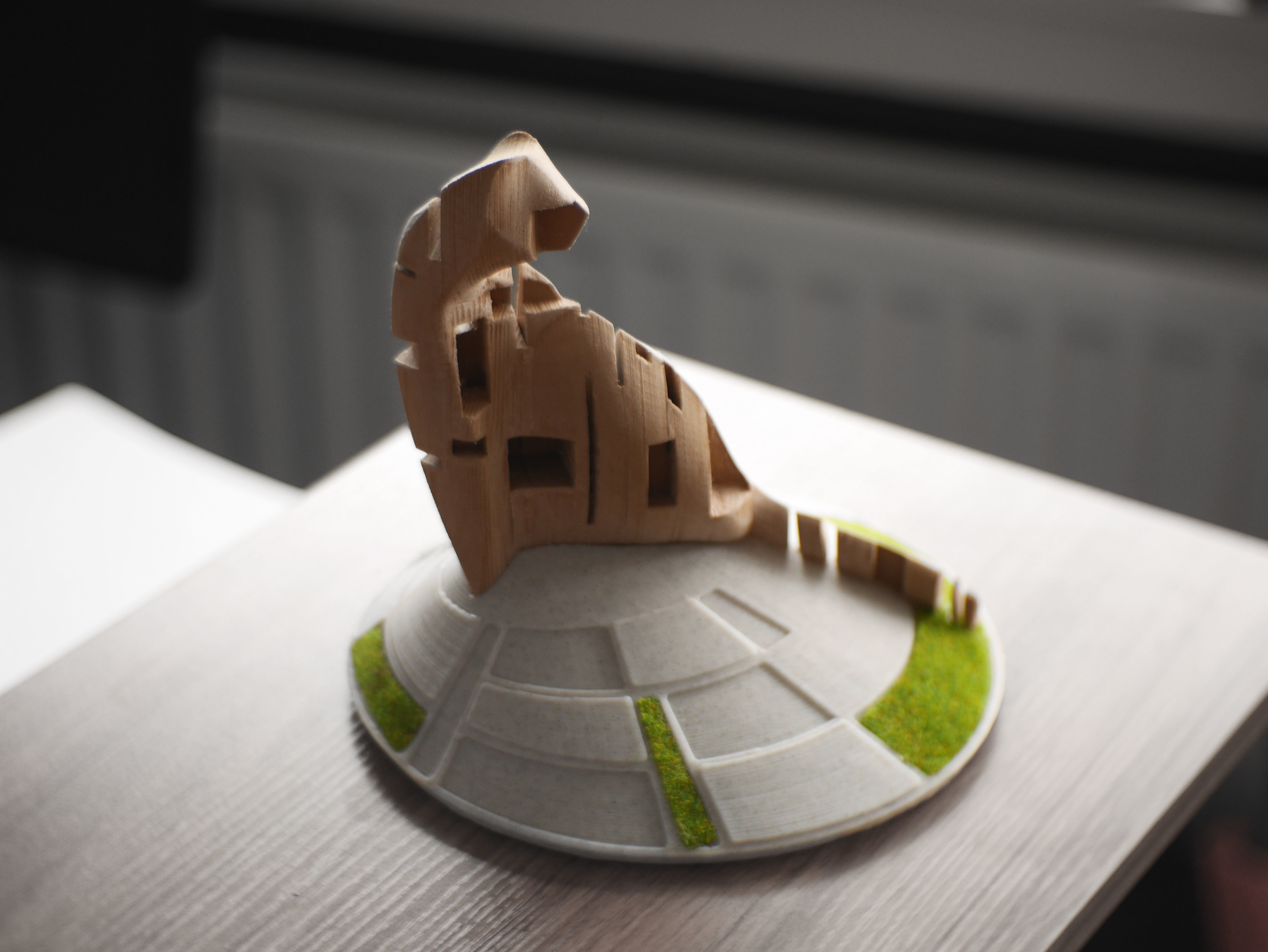 Tiger Statue - Holocene Extinction memorial 3D print model_4