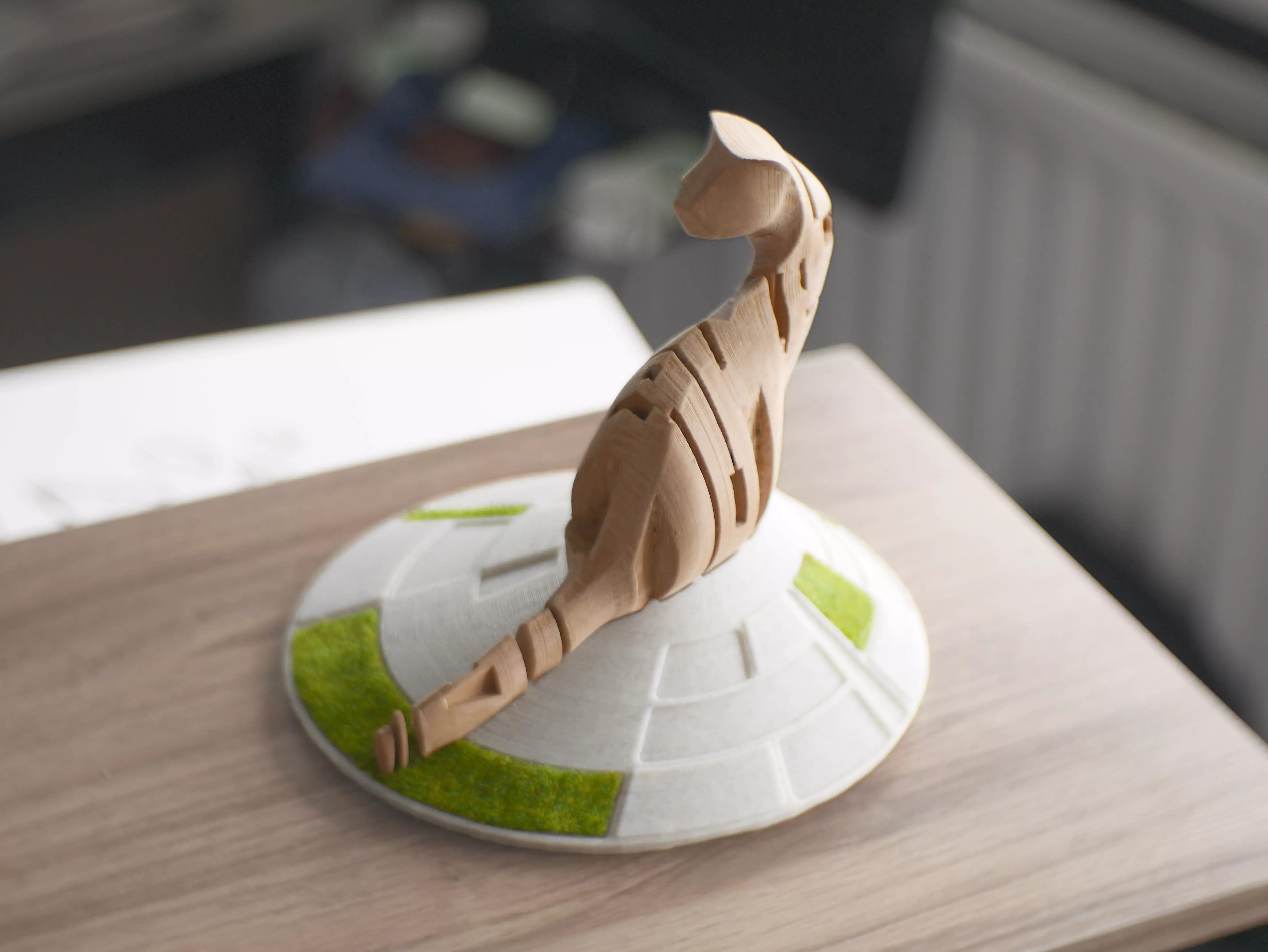 Tiger Statue - Holocene Extinction memorial 3D print model_0