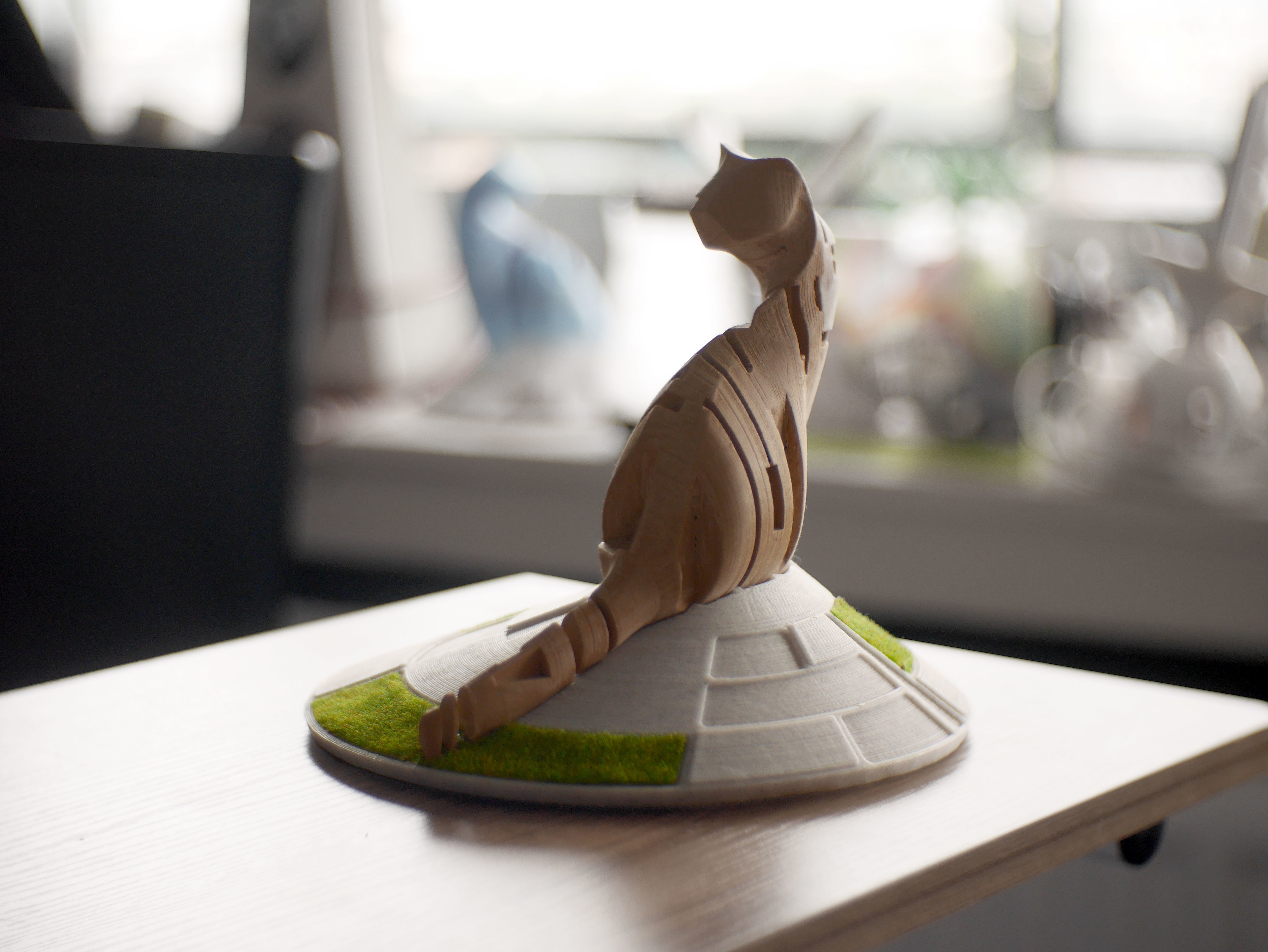 Tiger Statue - Holocene Extinction memorial 3D print model_3