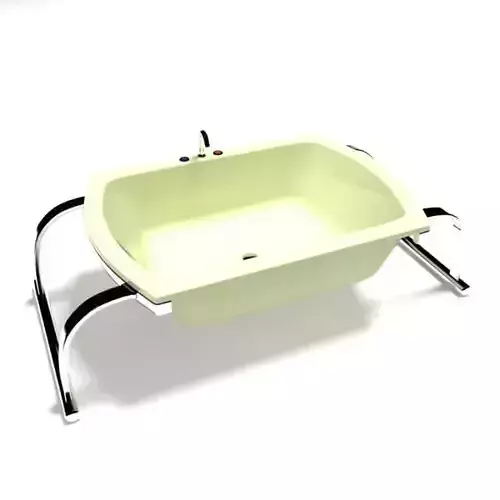 Modern Green Steel Sink