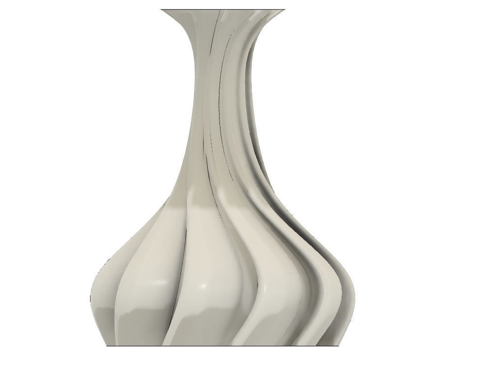 Flower vase 18 3D print model_8