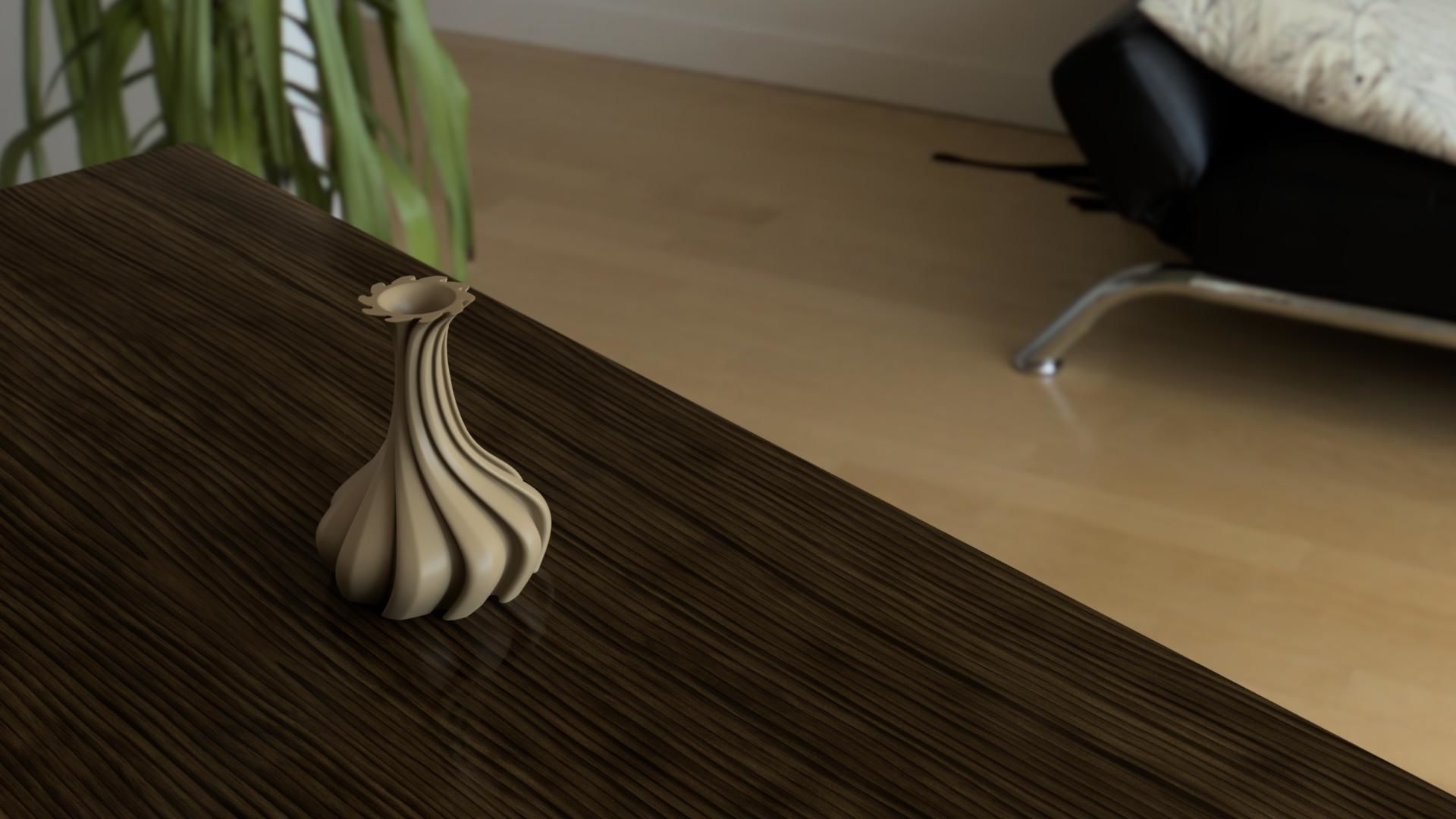Flower vase 18 3D print model_2