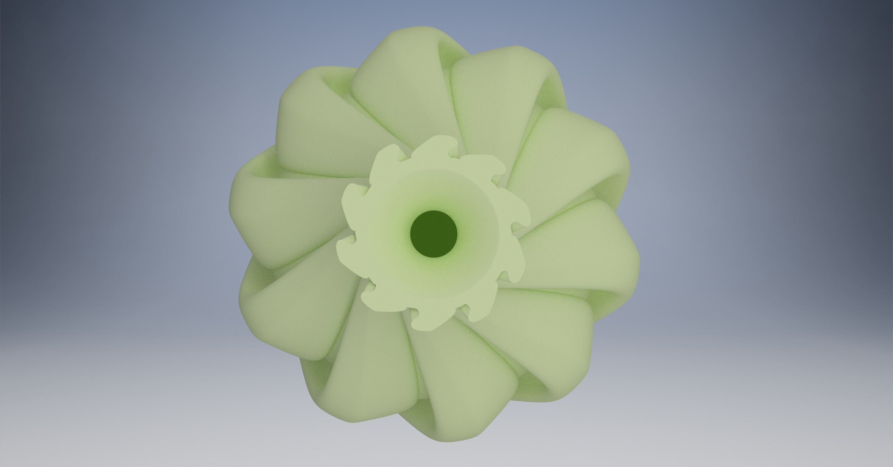 Flower vase 18 3D print model_4
