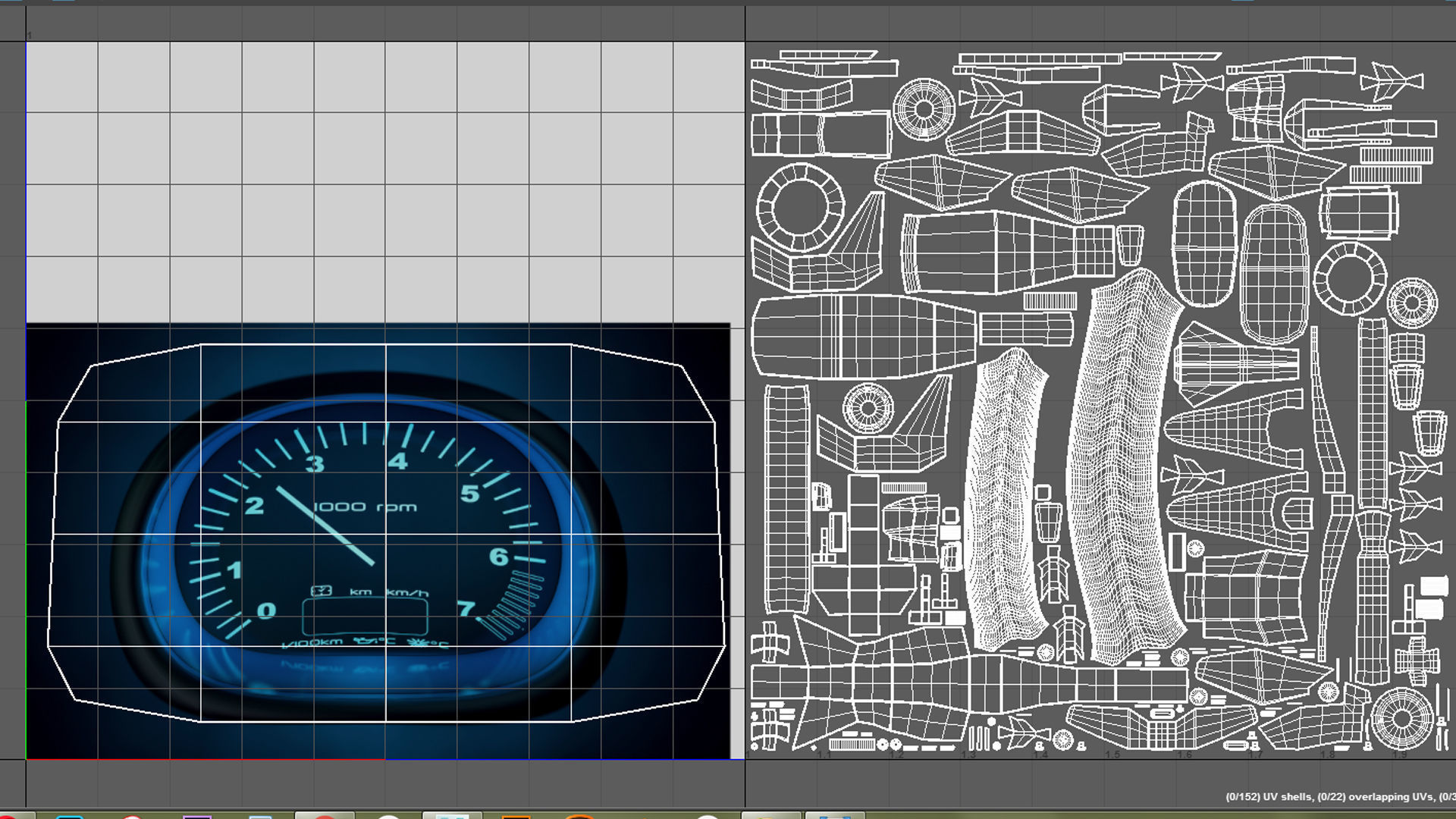  Motorcycle Cyberpunk Low Poly Low-poly 3D model_19