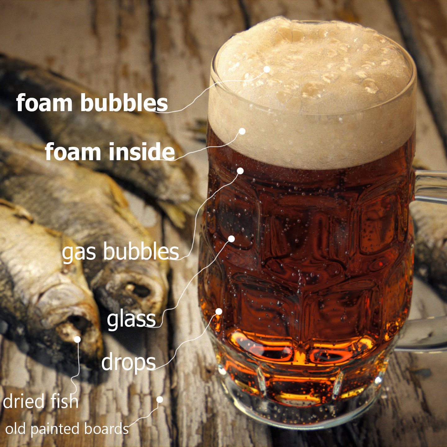 Beer Mug scene 3D model_13