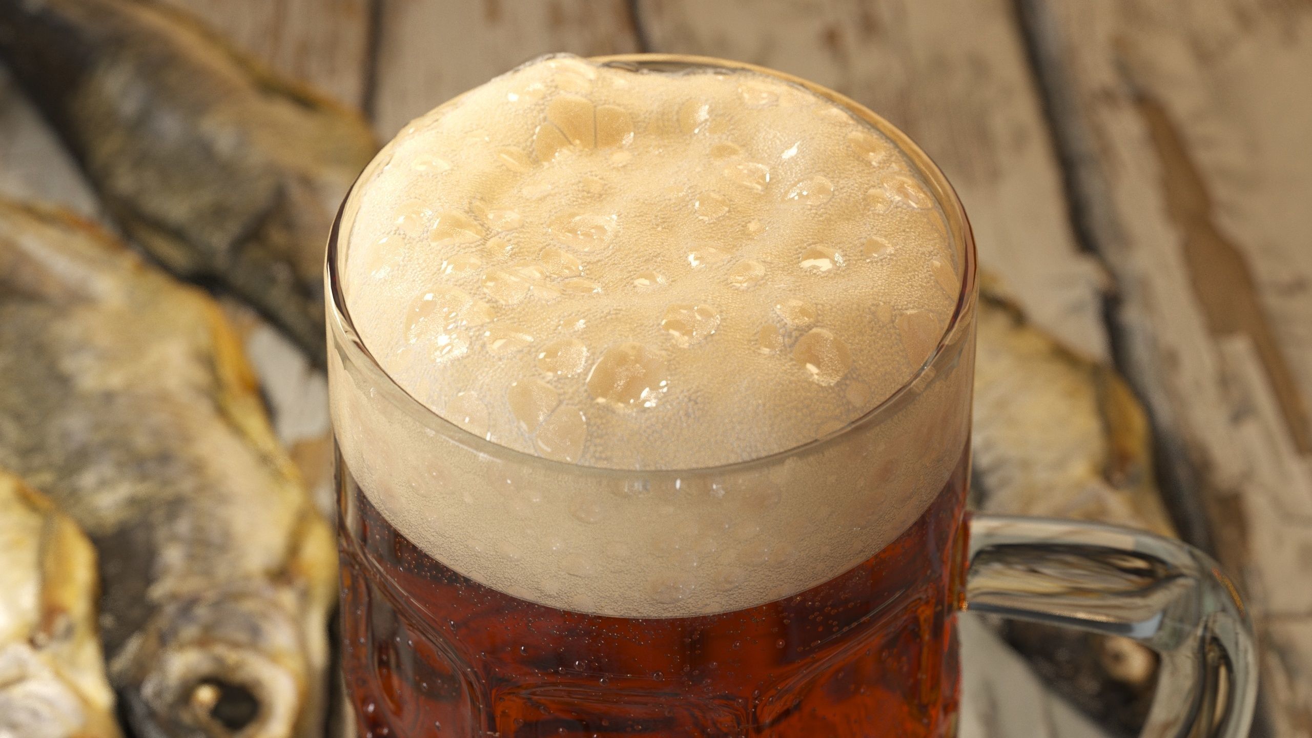 Beer Mug scene 3D model_2
