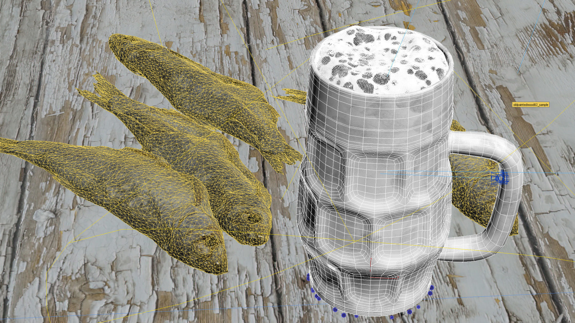 Beer Mug scene 3D model_22