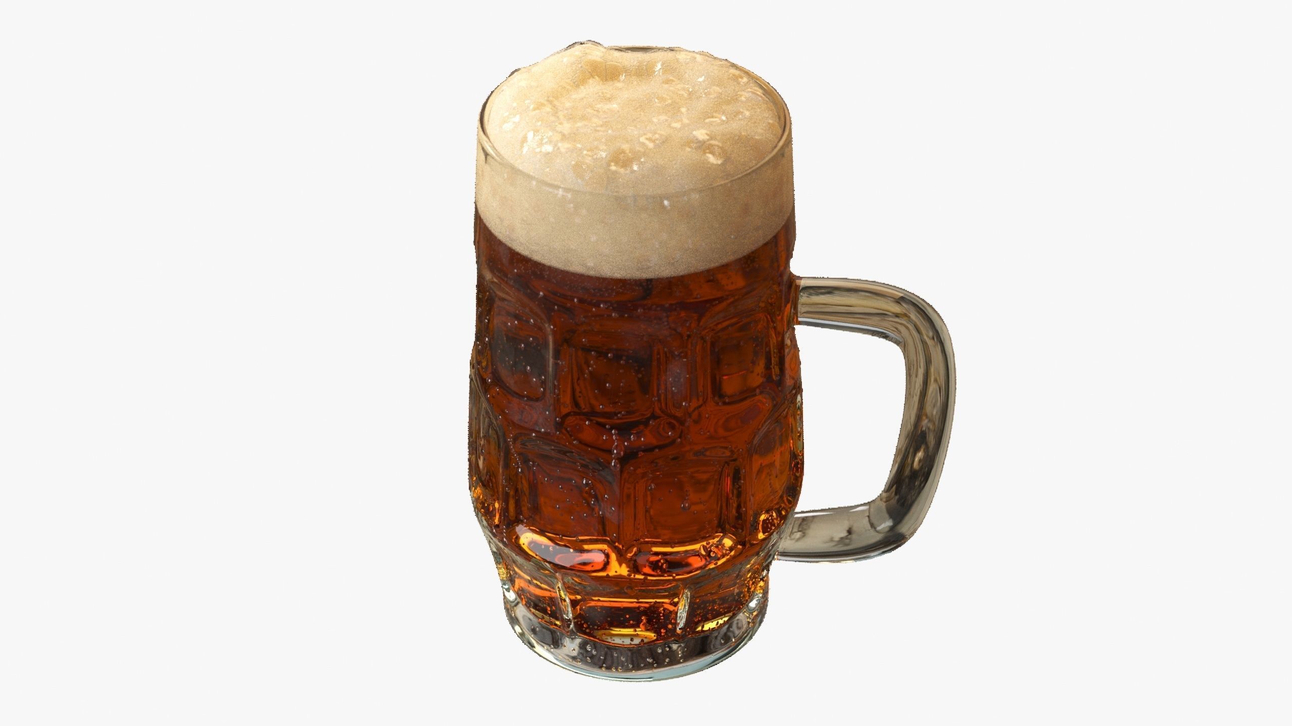 Beer Mug scene 3D model_5