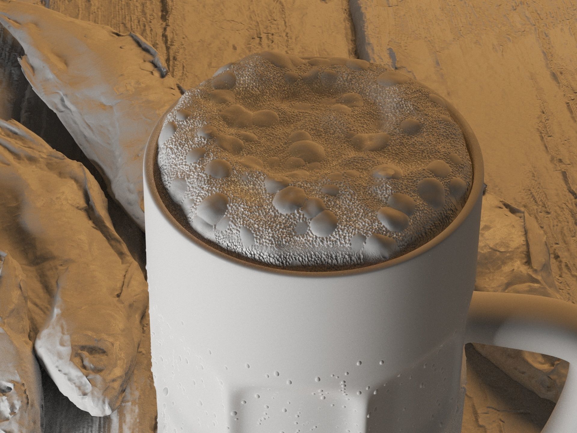 Beer Mug scene 3D model_12