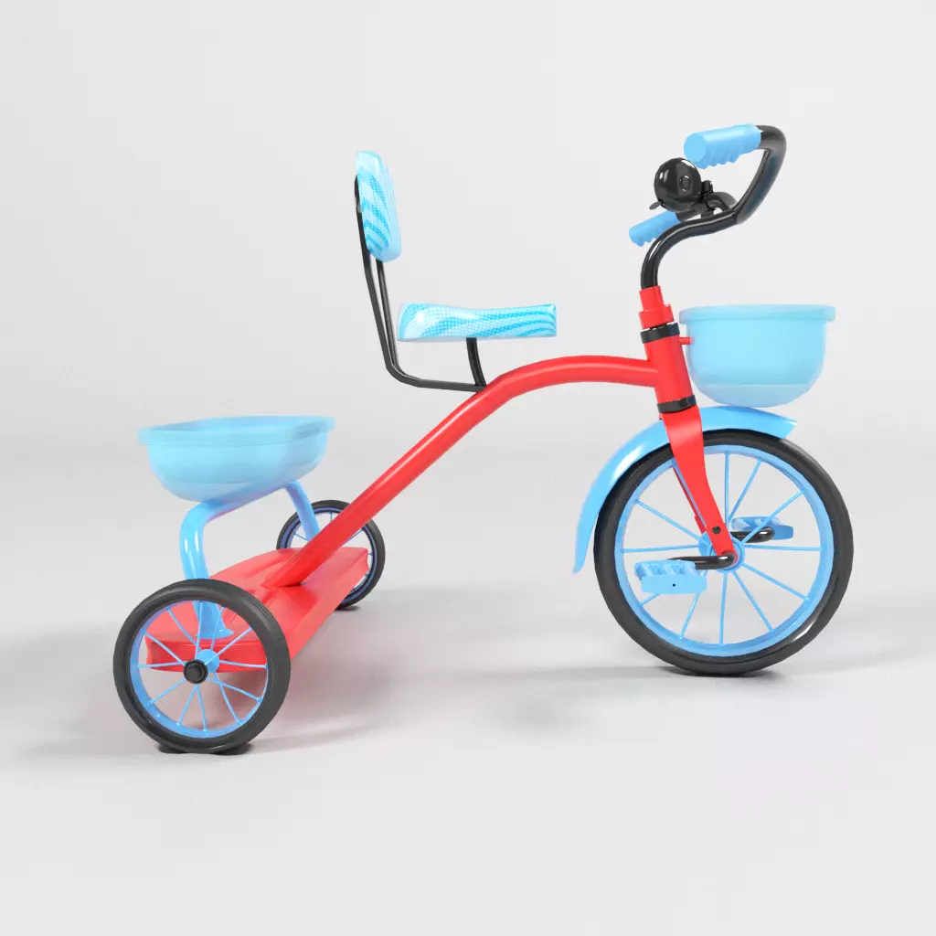 CHILDREN BICYCLE 3D model