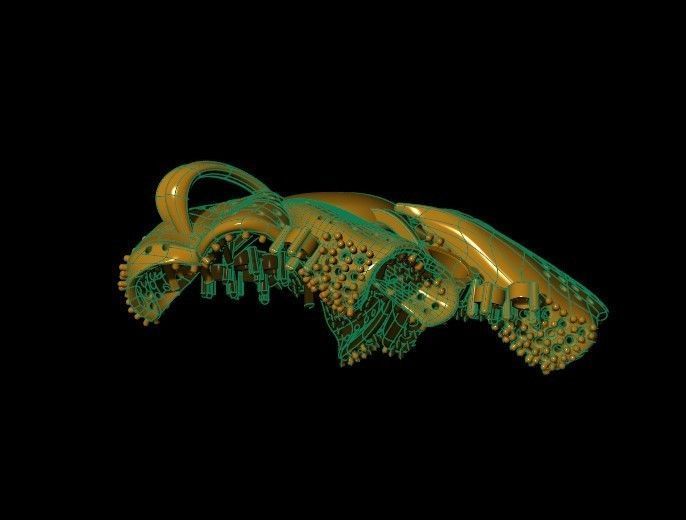 pearl half set 3D print model_9