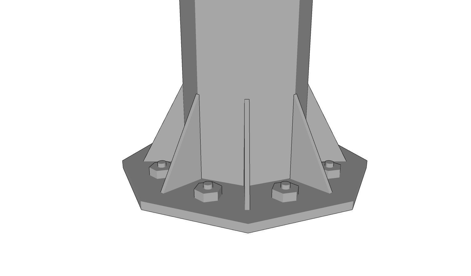 Lamp Post - Light Pole - Light Post - Street Light 17 3D model_5
