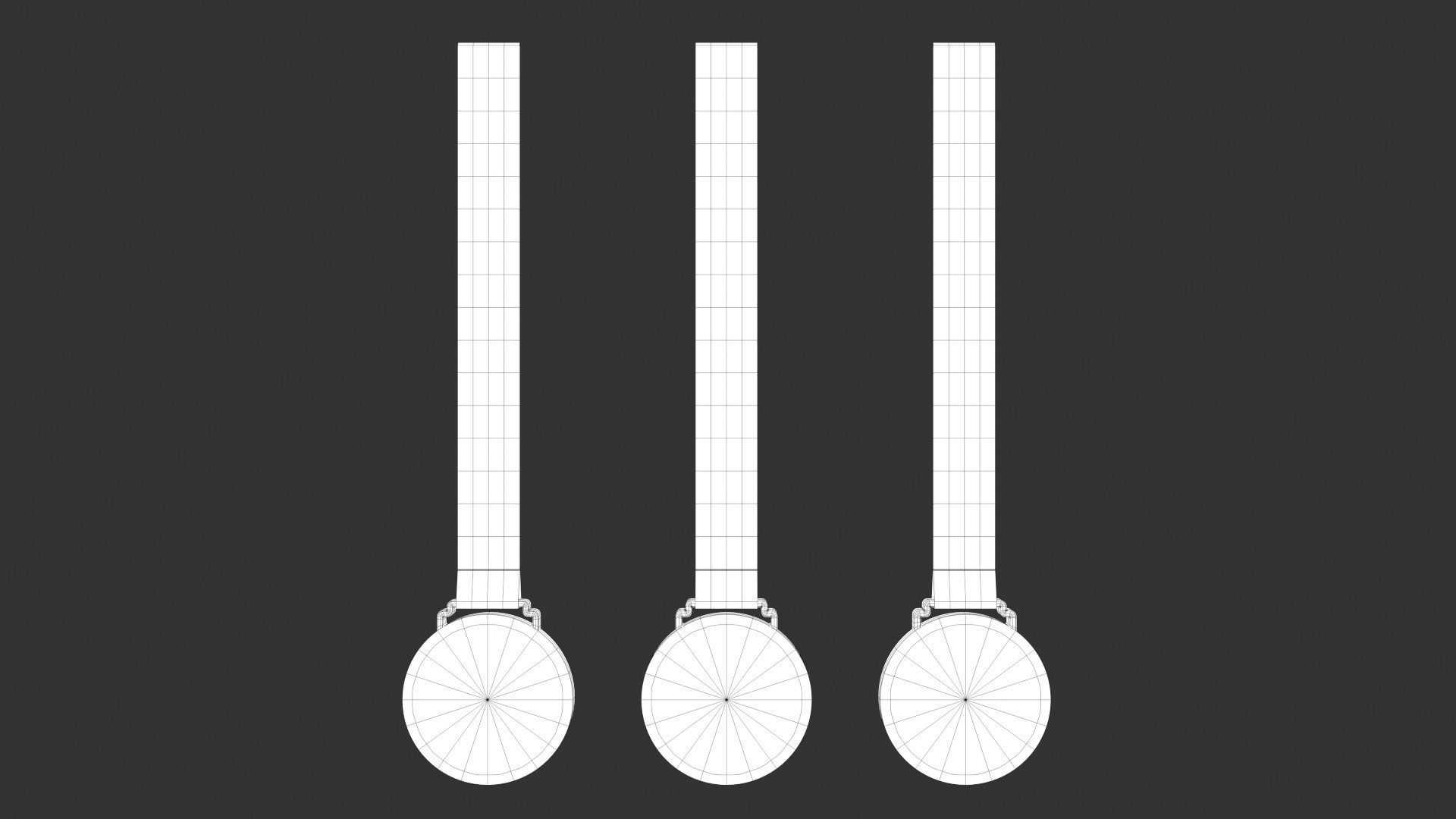 The winter of 2022 Beijing paralympic games medal Olympic medal 3D model_13