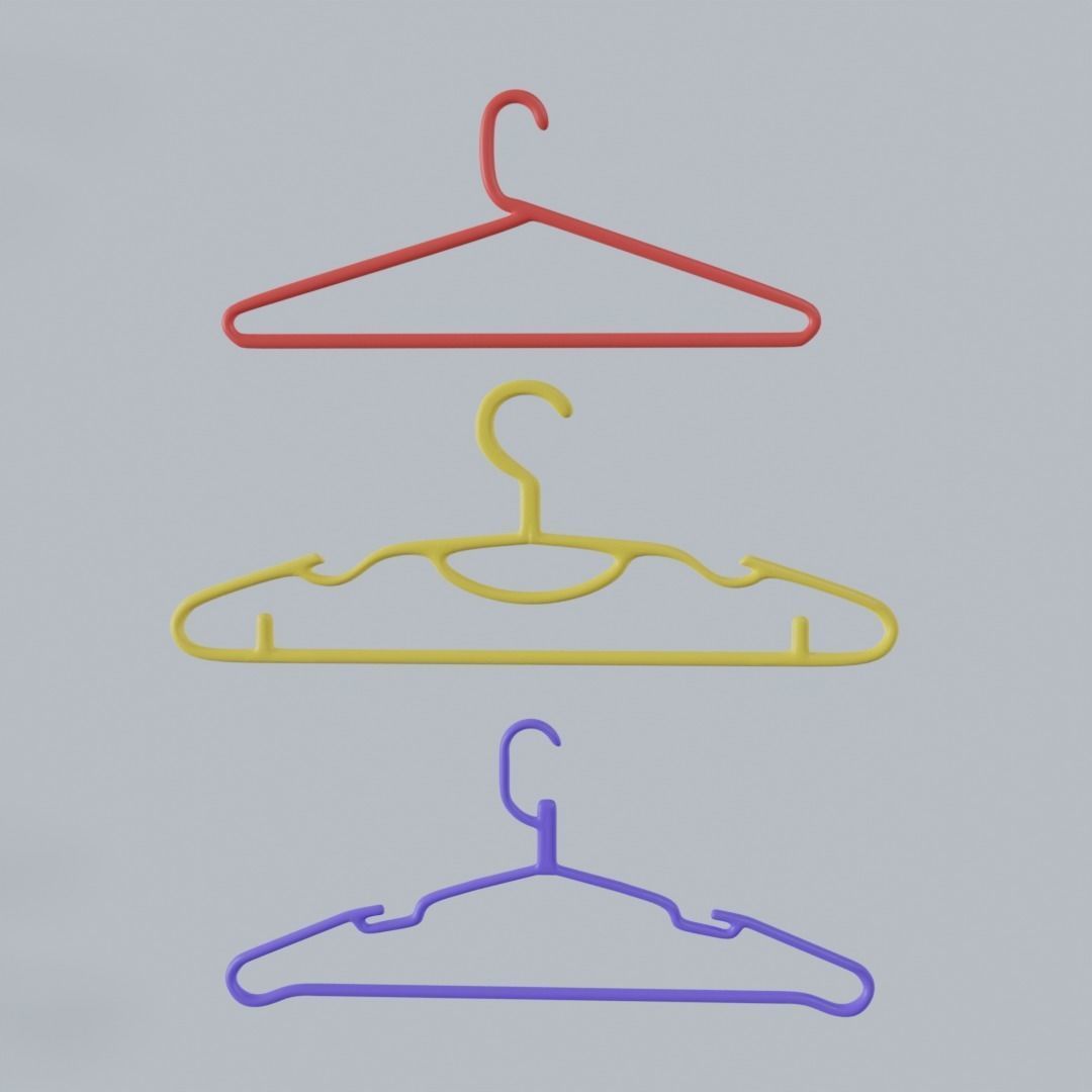 Coat hanger free 3D model CGTrader